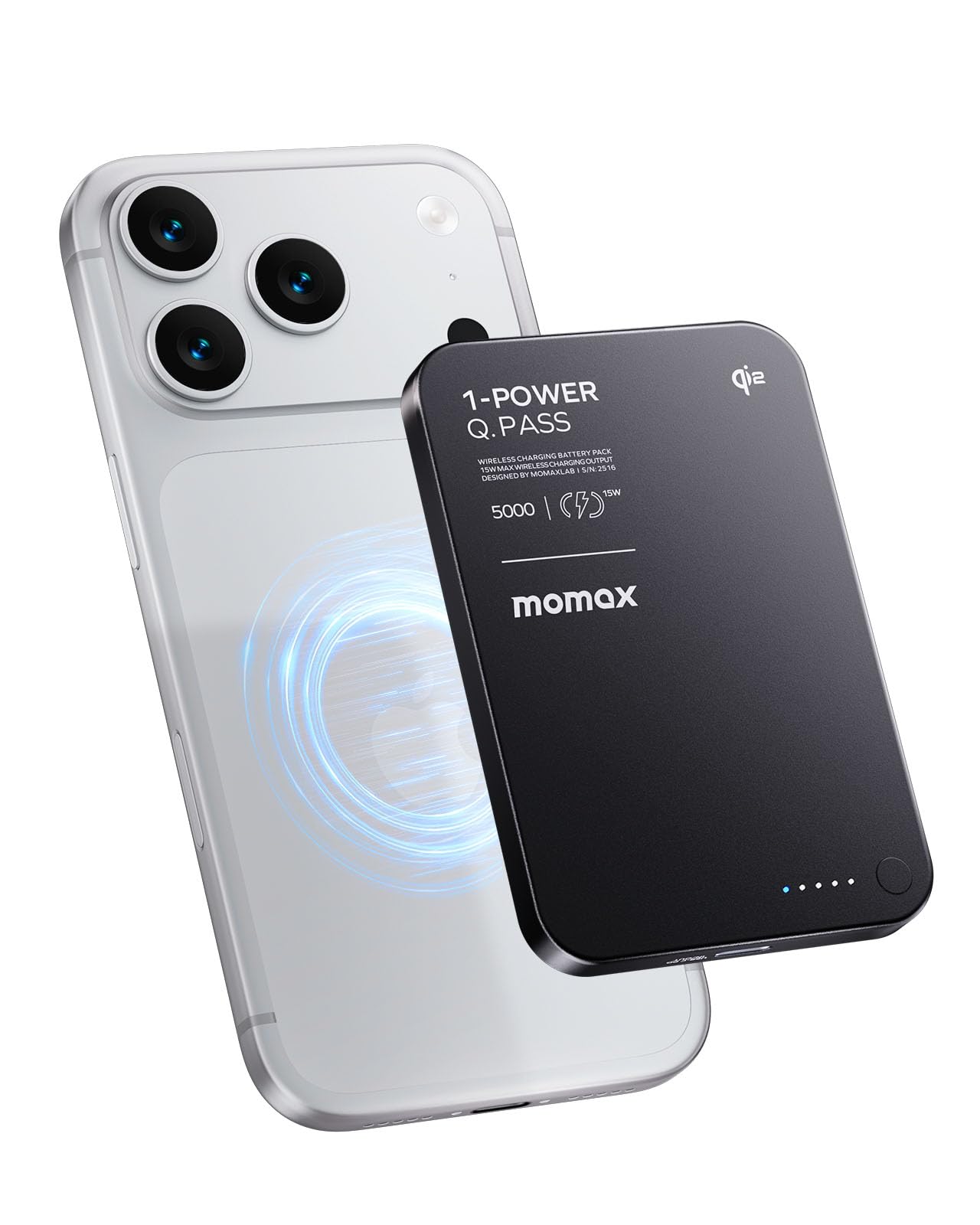 Amazon.com: MOMAX (2026 NEW) Magnetic Portable Charger Slim 0.37